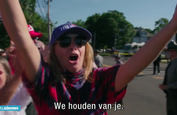 Een Trump-aanhanger